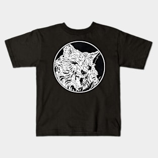 THE HOWLING (Circle Black and White) Kids T-Shirt